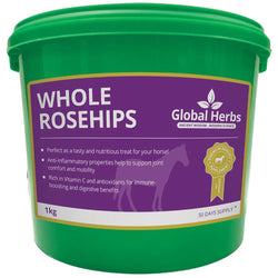 Global Herbs Whole Rosehips Anti-Inflammatory Herbal Joint Support Supplement