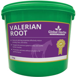 Global Herbs Valerian Root Powerful Herbal Calming Relax Calmer Horse Supplement