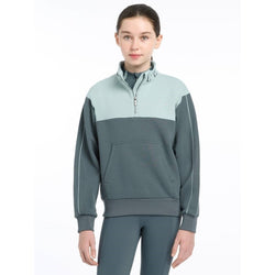 LeMieux Young Rider Kate Quarter Zip Sweat Sweatshirt Jumper Top Kids Age 7-14