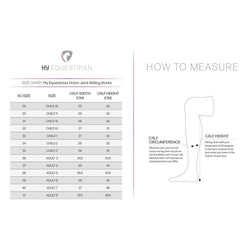 Hy Equestrian Union Jack Riding Boots Leather and Synthetic Black Adults UK 4-8