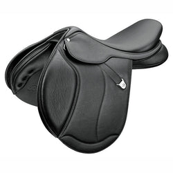 Bates Caprilli FWD Close Contact + Luxe Adjustable Jump Saddle CAIR Black/Brown