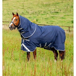 Horseware Rhino Original Turnout Plus Vari-Layer Rug Heavy 450g Navy 5'6'-7'3'