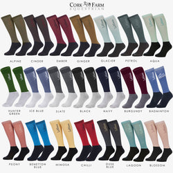 LeMieux Competition Socks Ultra Close Contact Technical Cotton Twin Pack Adults SALE