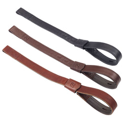 Bates Leather Webbers Single Strap Non Stretch Stirrup Leathers Brown/Black/Hava