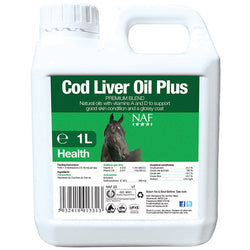 NAF Cod Liver Oil Plus Equine Supplement Suppleness and Coat Condition 1 - 5 Litre