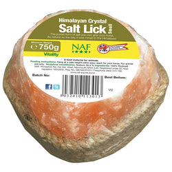 NAF 100% Pure Natural Himalayan Salt Lick Rock Salt Rope Small Medium Large