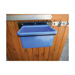 Horslyx 5KG Stable Shelter Door/Wall Fixing Lick Holder One Size Blue