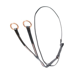 Hy Equestrian Rosciano Rose Gold Martingale Diamante Bling Running Martingale