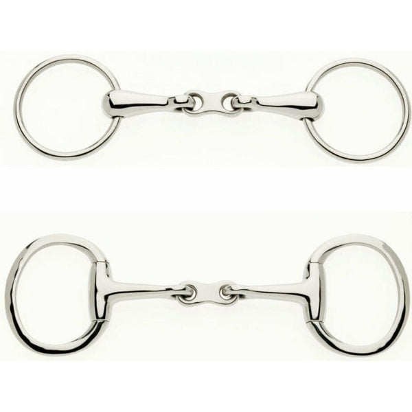 Small Ring French Link Eggbutt Bradoons Double Jointed Bits Eggbutt 4 - View #5