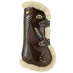 Veredus made with Kevlar® Gel Vento STS Fur Lined Front Tendon Boots Black/Brown