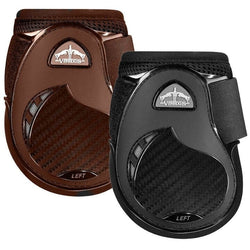 Veredus Young Jump Vento Fetlock Showjumping Boots FEI and BS Black/Brown S/M/L