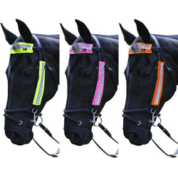 HyVIZ Hi-Vis Reflective Flourescent Bridle Set Browband/Cheek Yellow/PinK/Orange