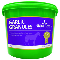 Global Herbs Garlic Granules Horse Supplement Repel Bugs Healthy Skin Breathing