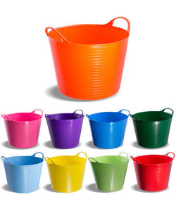 Faulks and Cox Red Gorilla Tubtrug 14 Litre Horse Feed Water Bucket Small Flexible