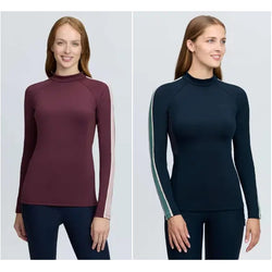 LeMieux Talia High Neck Base Layer Thick Fabric Stretch Vented Ladies Top UK6-18