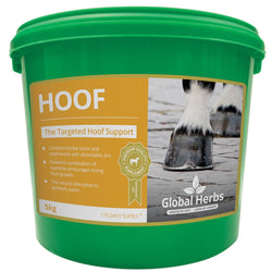 Global Herbs Hoof Natural Biotin Amino Acid Zinc Healthy Feet Horse Supplement
