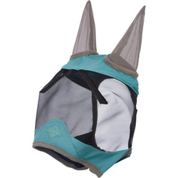 LeMieux Visor-Tek Half Face Field Turnout Fly Mask Eyes and Ears Protector UV Mesh Fern Large SALE
