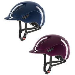 Uvex KIDDOX Shiny Children Kids Mini Junior Riding Hat Burgundy/Navy 3XS-S 49-54