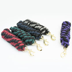 Gallop Twin Colour Lead Rope Assorted 2M Leadropes With Trigger Clips Pack of 5