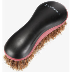 LeMieux Body Brush Deep Clean Ergonomic Silicone Grip Grooming Dust Sweat Hair