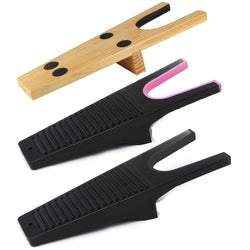 Hy Land Boot Jack Remove Muddy Boots - No Bending Down - Wood/Plastic Black/Pink
