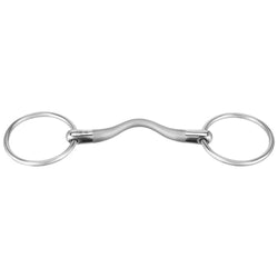 Sprenger Satinox CM Mullen Mouth Stainless Steel Loose Ring Snaffle 14mm 40584