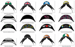 Wintec Lite All Purpose Saddle Stick On Cantle Embellishments Flag/Reflective/Al