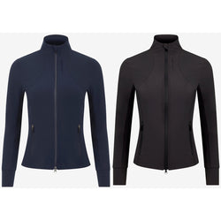 LeMieux Zara Jacket Lightweight Technical Stretch Layer Top Navy/Black UK6-18