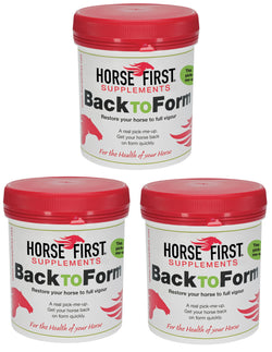 Horse First Back To Form Vitality Boost Fatigue Recovery Supplement 3 x 750g