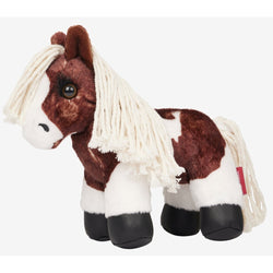 LeMieux Tiny Pony Flash Skewbald Soft Kids Mini Toy Play Horse Plushie XS