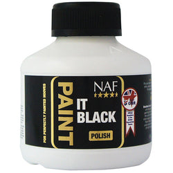 NAF Paint It Black Hoof Polish Shiny Quick Drying Hoof Oil Elegant Hooves 250ml