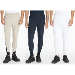 LeMieux Mens Classique Breeches Pleated Tapered Comfort 4 Way Stretch 28'-36'