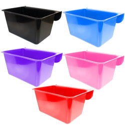 Faulks and Cox Red Gorilla Plas A1 Hanging Manger Feed Bowl Hook Over Feeder 15L