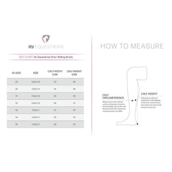 Hy Equestrian Eren Riding Boot Long Children's Field Boot With Pink Glitter Cuff