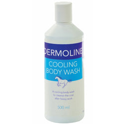 Dermoline Cooling Body Wash Horse Tea Tree Revitalising Soothing Skin Shampoo