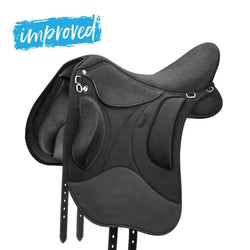 Wintec Pro Endurance Adjustable Synthetic Comfy Saddle Black HART 16.5'-18' NEW