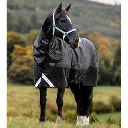 Horseware Amigo 1200D FieldSafe Reflectech Plus Turnout Rug and Hood 50g 5'6'-7'3'