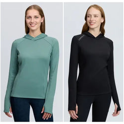 LeMieux Heidi Hooded Mid Layer UV Ladies Technical Sporty Training Top UK6-18