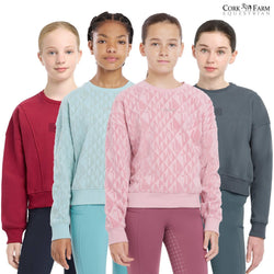 LeMieux Young Rider Clea Crew Teens Kids Warm Cosy Sweatshirt Jumper Age 7-14