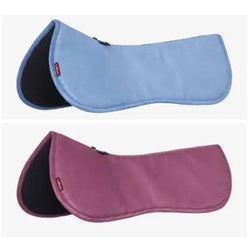 LeMieux Suede Half Pad Foam Fill Mesh Lined Shock Absorbing Cushioning Support