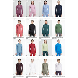 LeMieux Young Rider Classique Long Sleeve Base Layer Teens Kids Wicking XC Top