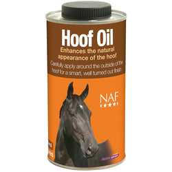 NAF Hoof Oil Enhances Shine and Natural Hoof Appearance Polished Look 500ml