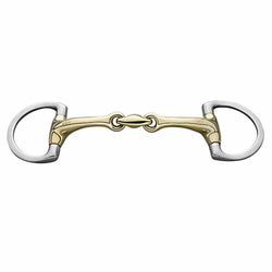 Sprenger Dynamic RS Eggbutt Bradoon D-Rings Double Jointed 14 mm 110-145mm 40244
