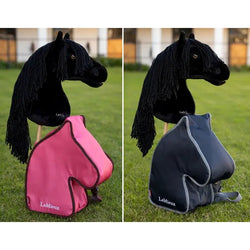 LeMieux Hobby Horse Carry Bag Travel Backpack Play Toy Storage Navy/Cranberry