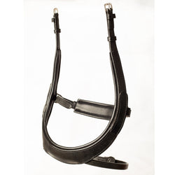 EcoRider Anatomic Noseband Pressure Relief Spare Leather Bridle Part Black/Brown