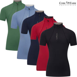 LeMieux Young Rider Classique Short Sleeve Base Layer Teens Kids Wicking XC Top