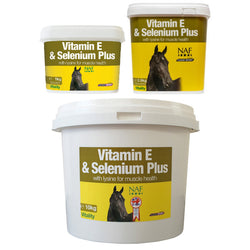 NAF Vitamin E and Selenium Plus Lysine Supplement Muscle Function and Health 1-10kgs