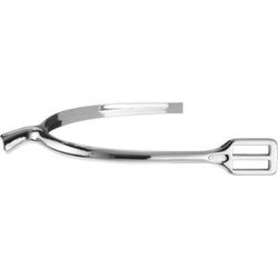Sprenger Pony Spurs Neverrust Chrome Plated 15mm Flat End Without Rowel 47124