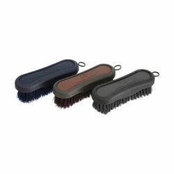 Coldstream Faux Leather Face Brush With Soft PP Bristles Brown/Black/Navy