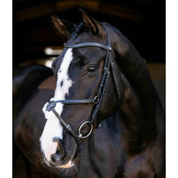 LeMieux Arika Anatomic Grackle Bridle Mexican Soft Padded Comfort Black/Havana
